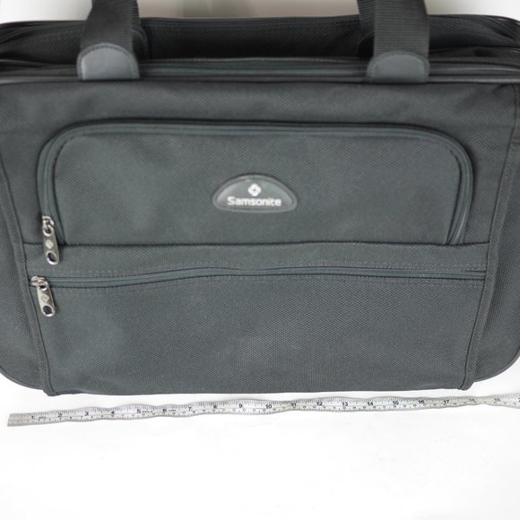 Samsonite Bags Samsonite Streamlite Black Canvas Laptop Computer